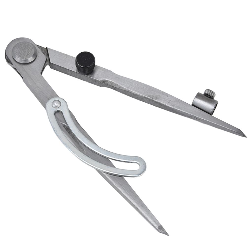 Wing Divider Gauge Carbon Steel Angle Lockable Scribing Tool for Woodworking