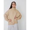 2025 Women's Turtleneck Sweater Solid Color Loose Knitwear Autumn Winter Fashion Ins Style Pullover
