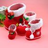 Christmas Boots Reused Increase Atmosphere Decorate Christmas Decoration Candy Boots for Gifts