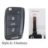 For Volkswagen Vw Golf 7 4 5 Mk7 Mk4 6 Tiguan Gti For Skoda Octavia A7 For Seat Leon Ibiza Altea Car Key Fob Case Shell Housing