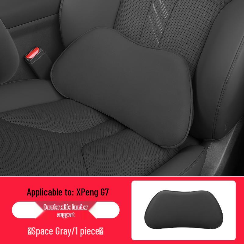 XPeng G7 Neck and Lumbar Support Pillow - Comfortable Car Headrest and Soft Cushion Accessory