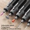 Zten Mini Handheld Rotary Tool Combo for Polishing and Carving, Electric Engraving Kit for Jewelry Making and DIY Projects
