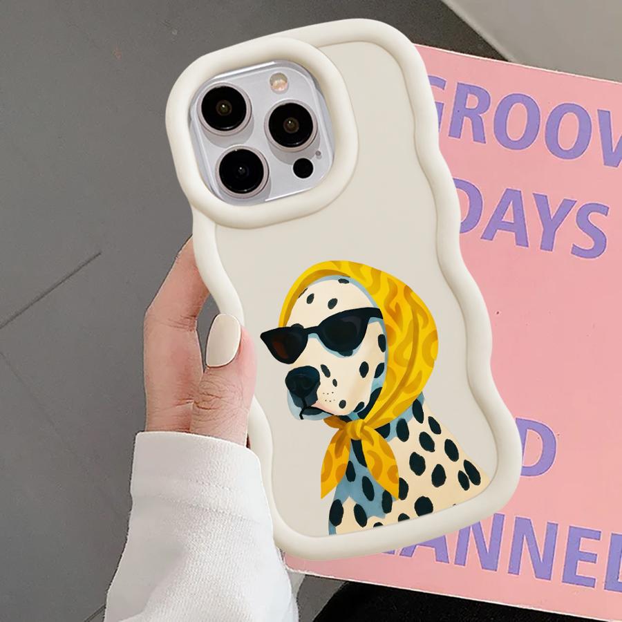 Soft Phone Cover Case for iPhone 12 13 15 Plus XR 17 Air 8 11 14 16 Pro Max Cartoon Dog Duck