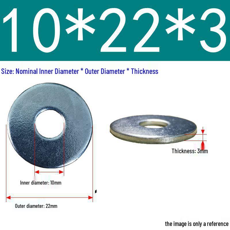 Galvanized Flat Metal Washer Spacer M3-M60