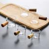 50/100ml Taste Dish Cup Heat Resistant Multi-functional Coffee Milk Cup Glass Sauce Dish Vinegar Plate Gravy With Wooden Handle