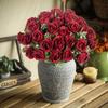 1/5pcs Artificial Flowers Silk Roses Festival Wedding Party Bouquet Household Product Vase Home Room Decorations Valentine's Day