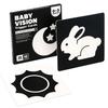 Carte per Stimolazione Visiva del Bambino Montessori Alto Contrasto Flash Card Regalo per Neonati Giocattolo Cognitivo per Bambini