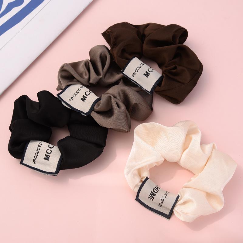 Korean Retro Elegant Women's Hair Scrunchie for Ponytails and Buns
