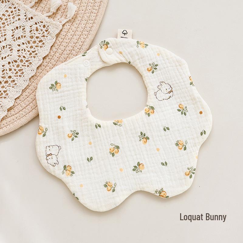 Sześcio-warstwowy bawełniany muślinowy śliniaczek i ochraniacz na brzuszek dla dziecka