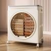 With Pulleys Foldable Storage Box Dustproof Toys Storage Basket Durable Storage Cabinet