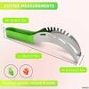 Watermelon Slicer Cutter Stainless Steel Color Non-slip Plastic Wrap Handle Not Hurt Hands Cantaloupe Kitchen Fruit Cutting Tool