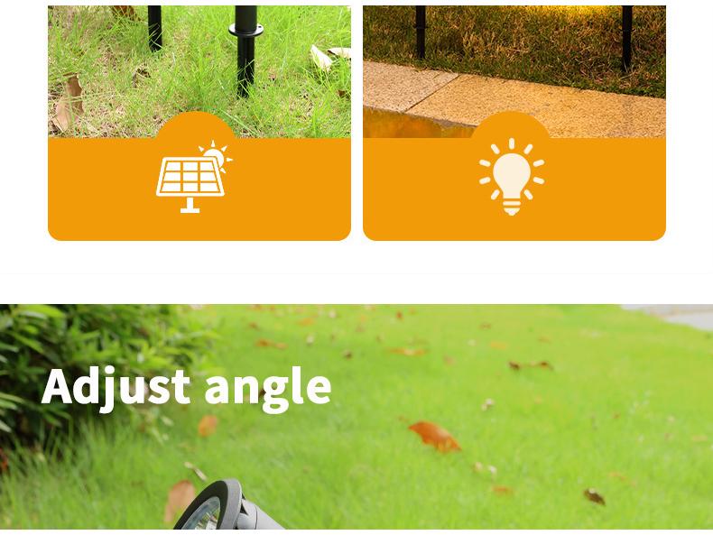 Outdoor Solar Waterproof Lawn & Garden Landscape Spotlight