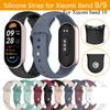 Replacement Silicone Strap for Xiaomi Band 10 9 8 with Solid Color Reverse Buckle Durable Comfortable Fitness Tracker Accessory