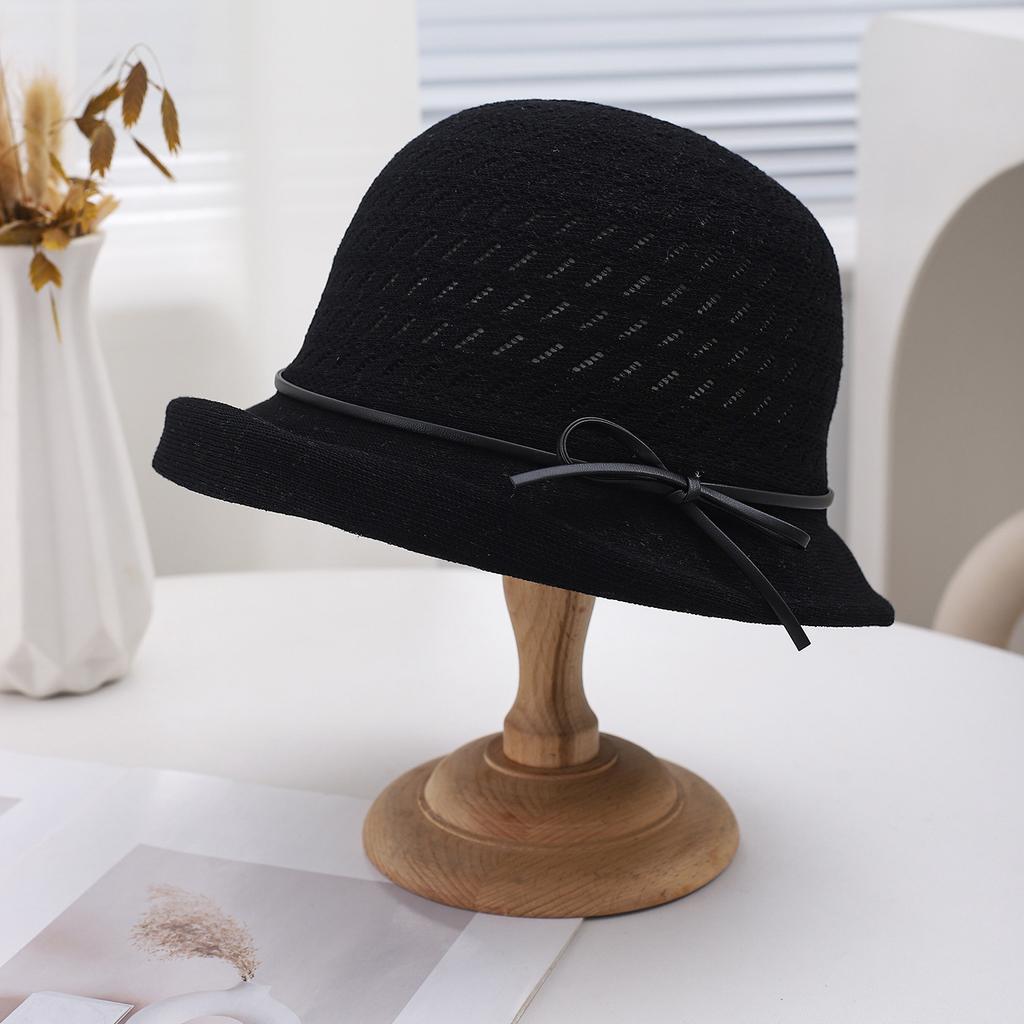 Summer breathable woven sun hat new fashion upturned brim foreign style mother hat summer sunscreen hat women
