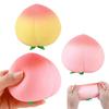 Toy Peach 2 Pcs Anxiety Easing Peach Squeeze Toys Realistic Fruit Shaped Fidget Stress Balls Anti-Stress Slow Decompression Set