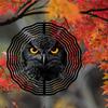 Metal Wind Chime with Night Owl Design Christmas Hanging Decor for Garden Yard Outdoor Thanksgiving Holiday Gift No Electricity Needed