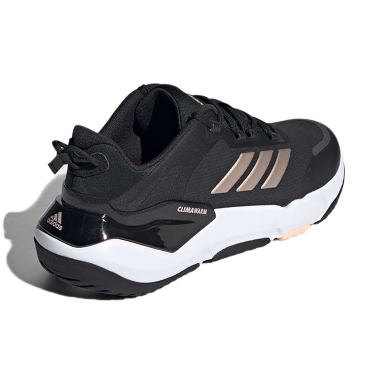 Adidas Climawarm Cruiser Fashion Durable Wrap Low-Top Casual Running Shoes Women Sneakers Black Gold GZ6072