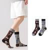 Unisex Trendy Cotton Mid-Calf Socks for Autumn/Winter - Sporty & Casual