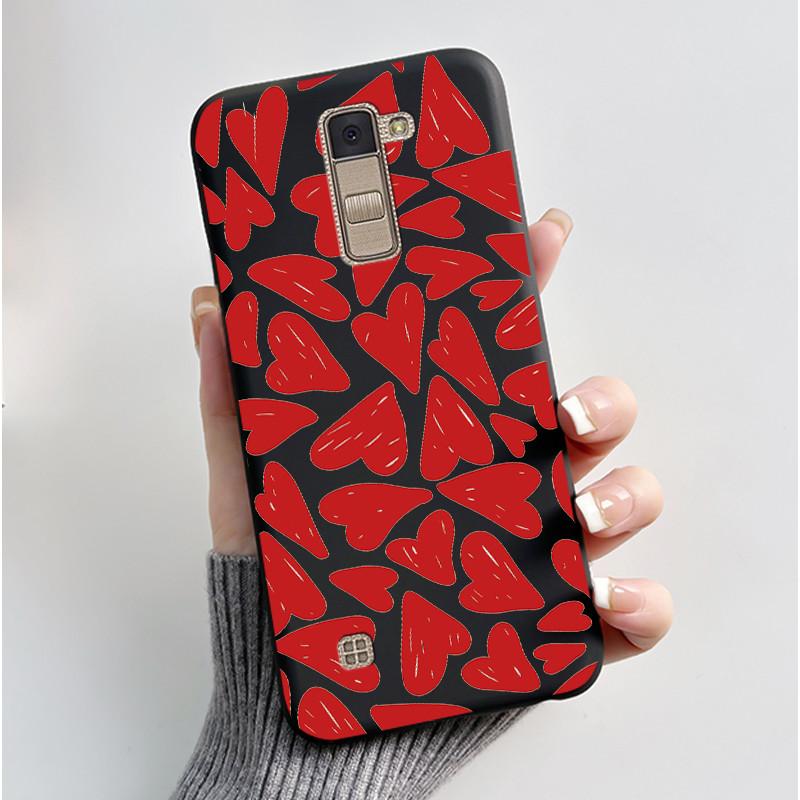 Casing For LG K10 2016 Super-Thin Slim Case Shockproof Bumper Luxury Cute Cool Boys Girls Black Matte Soft Silicone Back Cover