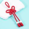 Handmade Chinese Knot Keychain Hand Woven DIY Bag Charm Braided Rope Keychain  Handbag Decoration