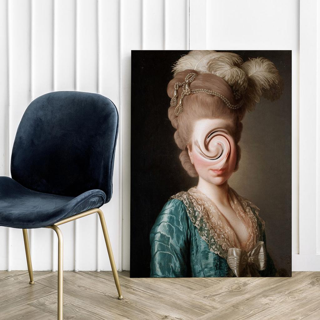 Canvas Painting Pop Art Twister Portrait