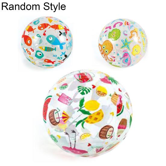

Ball Toy Floating Elastic Inflatable Kids Beach Ball Toy for Children Random Style