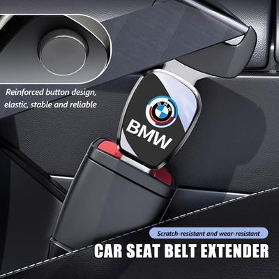 For BMW Car Seat Belt Buckle Plug Auto Safety Strap Extension Interior Accessories 1 3 4 5 6 7 Series M X1 X3 Performance Alpina