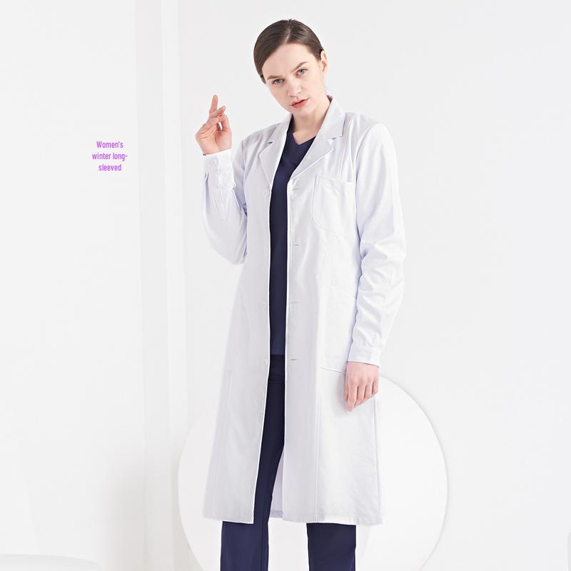 Nightingale Unisex Kurzarm Weißer Laborkittel für Ärzte und Krankenschwestern
