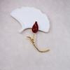 Tulip Flower Brooch Metal Alloy Brooch Versatile Jacket Dress Scarf Hat Handbag Pin Lightweight Elegant Accessories Gifts