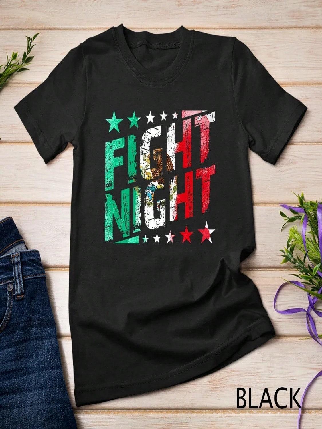 Fight Night Mexican Boxing Fan Themed Premium T Shirt S разноцветный
