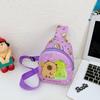 Cartoon Capybara Kids Pattern Single Shoulder Crossbody Chest Bag Gift Fashion