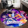 Customizable K-KPop Demon Hunters33 Round Non-Slip Carpet - Ideal for Garden, Picnic, Office, Perfect for Decoration, Suitable For All Seasons