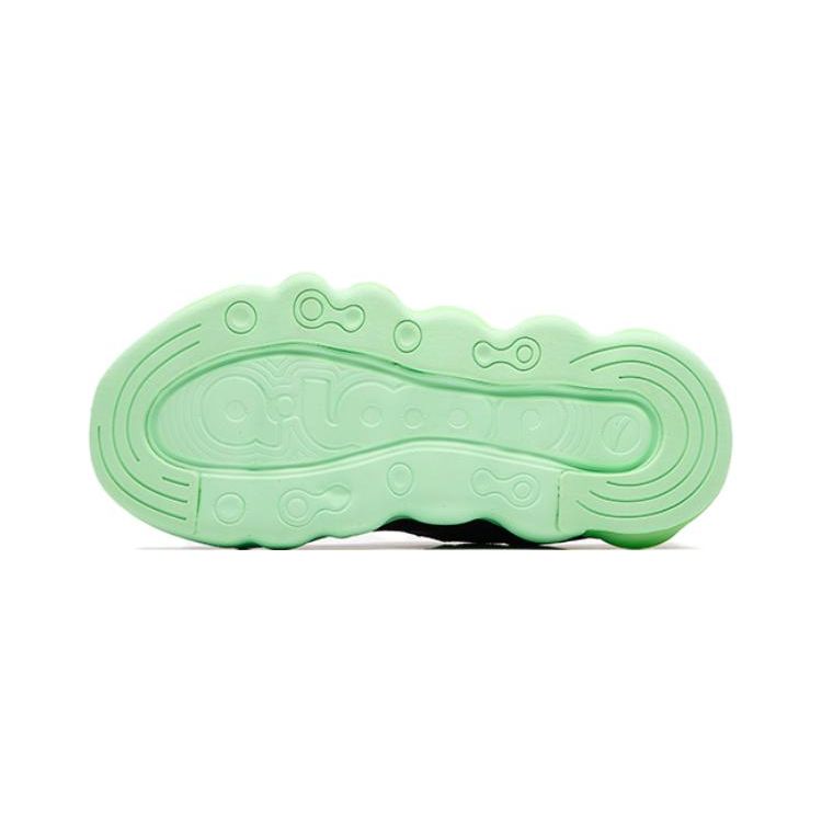 Anta Kids Star Trail Comfortable Versatile Stylish Durable Breathable Casual Shoes Kids Casual Shoes Black Green 312239923-1