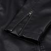 Fleece thickened locomotive trendy men's leather jacket winter fashion warm casual leather jacket men