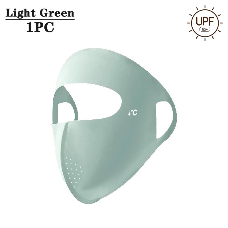 1-10PCS 2025 Summer Full Face Mask UV Sun Protection for Men Women Outdoor Travel Cycling Beach Elastic Breathable Face Cover