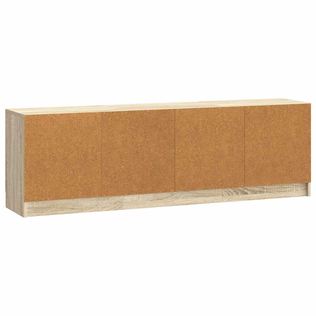 TV Cabinet in Sonoma Oak 150 x 31 x 47 cm Particleboard