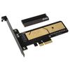AKASA M.2 X4 Carte Adaptateur PCI-E 3.0 - PCB Noir