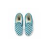 Vans Low Top Kids' Skateboarding Shoes White Green Checkerboard Children Aged 3 7 Years Old VN0A5KXM9EX