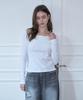 Pandora Fit Anber Layer T-Shirt (Ivory)