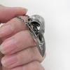 Viking Vintage Gothic Crow Head Skull Pendant Necklace High Quality Zinc Alloy Punk Men's Amulet Best Jewelry Gift Necklace