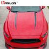 2 Stück/Set 115 cm lang Auto-Motorhaubenaufkleber Abziehbilder Vinyl PVC Dekoration Automobil Auto-Styling Zubehör Für Ford Mustang 2015 2016