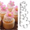 New 5pcs/1set Snowflake Cutter Cookies Stainless Steel Fondant Cake Pastry Mould Biscuit Mold