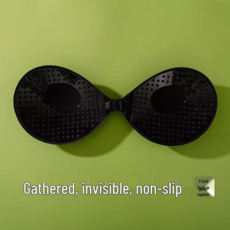 Palm Cup Invisible Bra: Thickened, Strapless Nipple Covers for Small Chests - Ideal for Summer Wedding Dresses