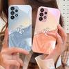 Diamond Like Floral Knot For Samsung Galaxy S10 4G S20 11E 30 S21 22 S24 Fe Pro S23 S25 Ultra 5G S9 Tempered Glass Phone Case