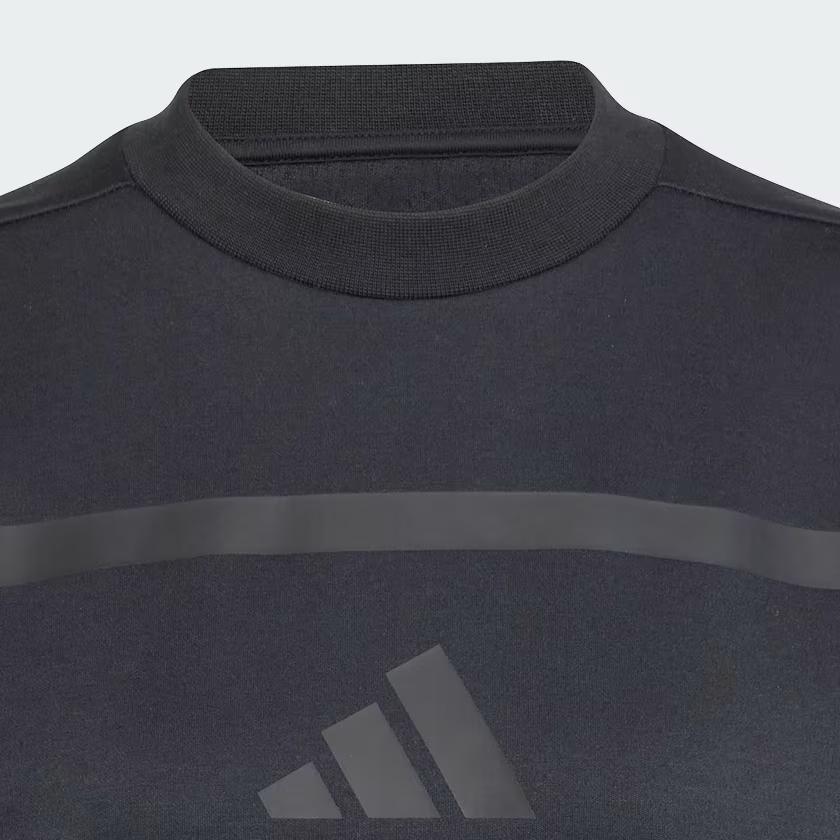 adidas Z.N.E. Sweatshirt Logo Round Neck Comfortable Long Sleeve Women Sweatshirt Black JE7855
