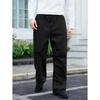 Pantalones de Chándal para Hombre Cintura Elástica Cordón Pierna Recta Bolsillo Pierna Ancha Holgados