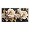 Bedroom Modern Wall Art Prints Black And White Flower Wall Art Poster Large Canvas Painting Decoration Women's Bedroom Decor