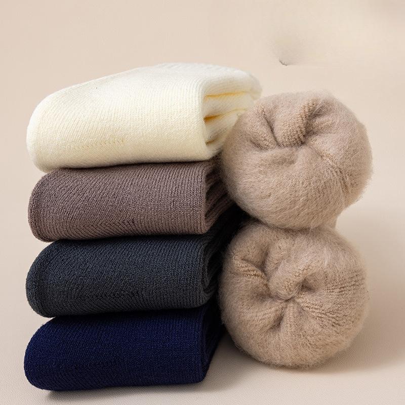 Woolen Socks for Men and Women In Winter, Thickened and Fleece for Warmth