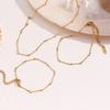 MamacitaSlay Minimalist Handmade Bone Chain coraline Waterproof Gold Plated Necklace Stainless steel jewelry woman Accessories
