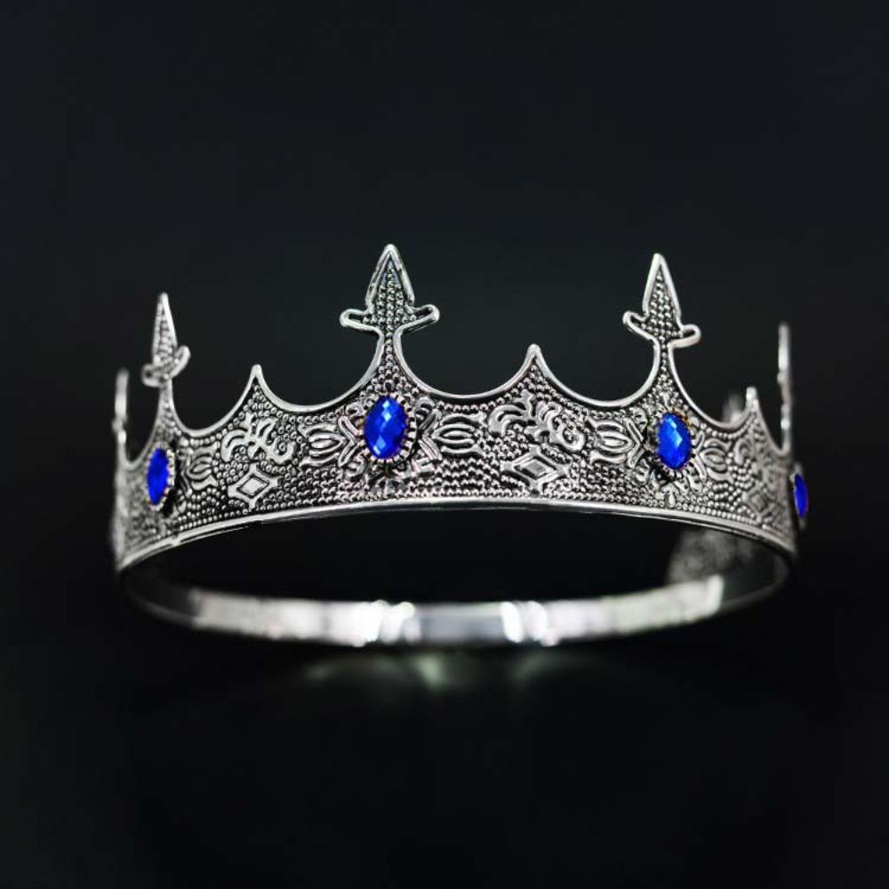 Vintage Baroque Crown Elegant Ancient Greece Tiara Trendy King Tiara Crown  Photography Props